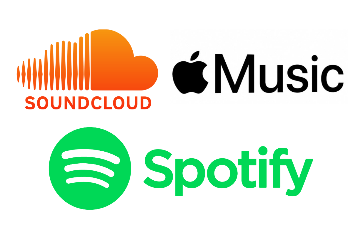 spotify, apple music, soundcloud, podcast, plateforme