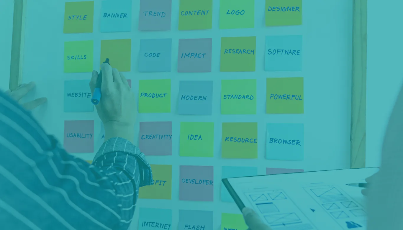 un vision board pour une équipe marketing